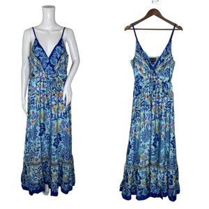 Step In Style Women’s Floral Spaghetti Strap Maxi Dress